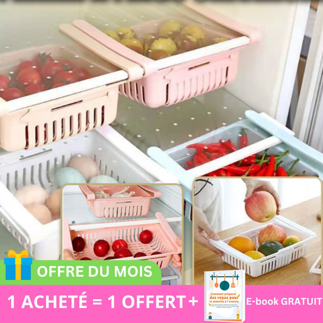 FrigoBox™ : La Solution Ultime pour Optimiser l'Espace dans Votre Réfrigérateur - INOVA CUISINE