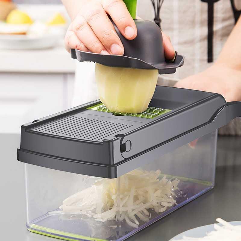 MandoSlicer™ | Mandoline 12 en 1 | Cuisine - INOVA CUISINE