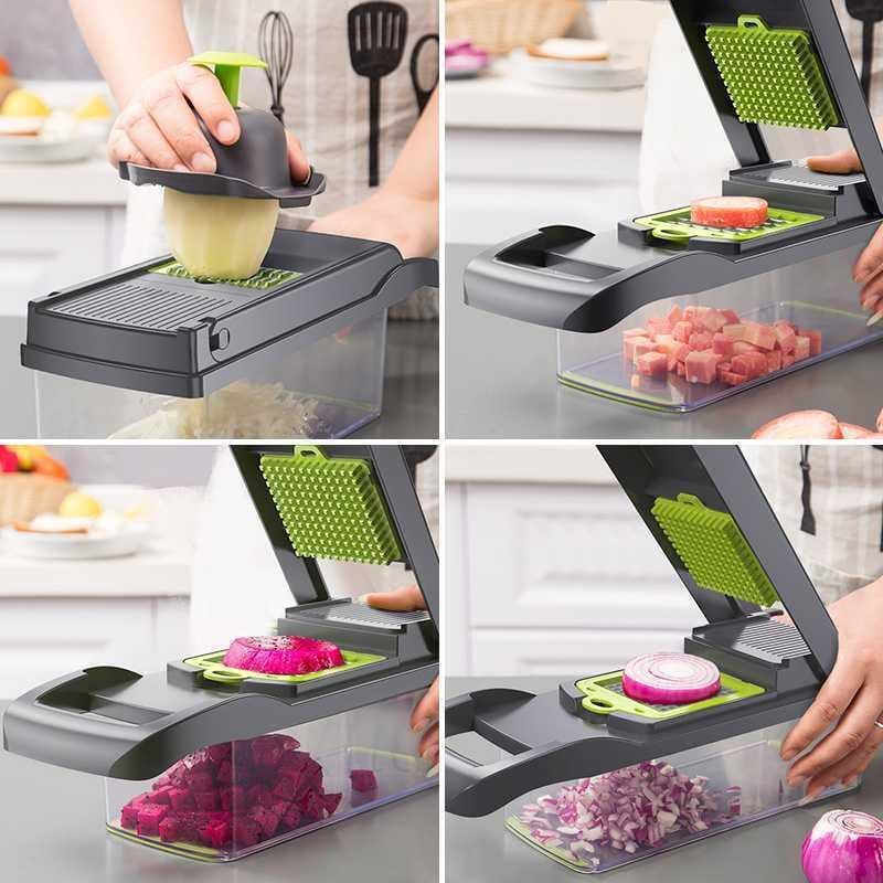 MandoSlicer™ | Mandoline 12 en 1 | Cuisine - INOVA CUISINE